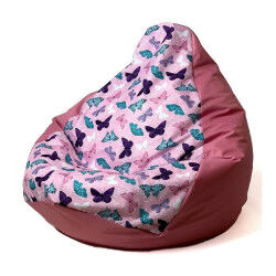 Pouf GO GIFT Rose foncé 140...