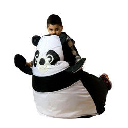 Pouf GO GIFT Blanc Noir...