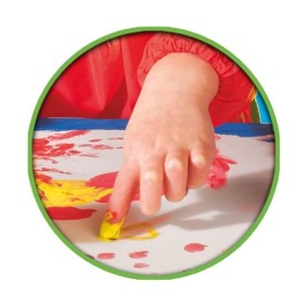 Peinture a doigts SES CREATIVE ECO - 4 couleurs - a partir de 2 ans