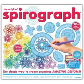 Spirograph - Coffret classique 30 pieces - Silverlit - Art et mathématiques - a partir de 8 ans