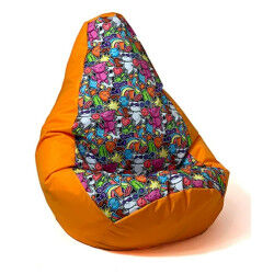 Pouf GO GIFT Orange Oxford...
