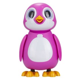 Pingouin interactif rose - RESCUE PENGUIN - SILVERLIT - 20 émotions - pack unboxing inclus