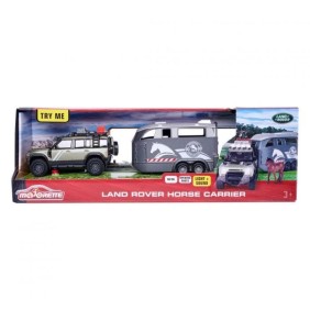 Majorette - Land Rover + Remorque cheval - 25cm - Sons et Lumieres - Dés 3 ans