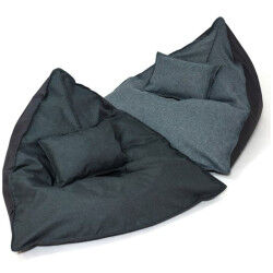 Pouf GO GIFT Gris Oxford...
