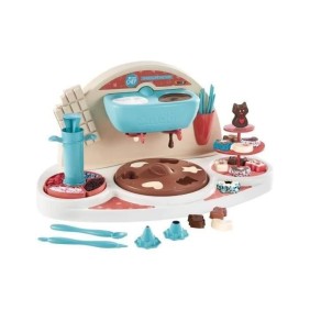 Smoby Chef Chocolat Factory - Atelier chocolat + Livre de recettes - Atelier de cuisine - Nombreux moules et accessoires - Dés 5