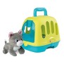 Smoby - Malette Vétérinaire - Peluche chaton incluse avece effte sonore - Nombreux accessoires - Fabriqué en France