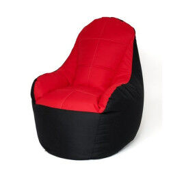 Pouf GO GIFT Noir Rouge...