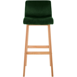 Tabouret de bar Hoover Velvet Natura vert