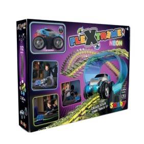 Coffret FleXtreme Neon - Voiture exclusive incluse - Compatible avec tous les accessoires FleXtreme - Des 4 ans