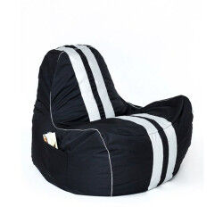 Pouf GO GIFT Blanc Noir...