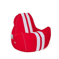 Pouf GO GIFT Blanc Rouge...