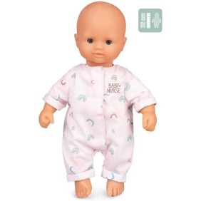 Poupon Baby Nurse bébé d'amour 32 cm - Smoby - Mixte - Souple - Tenue colorée