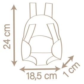 Porte-bébé pour poupon jusqu'a 42cm - SMOBY - Baby Nurse - 2 positions - lanieres réglables