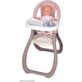 SMOBY - Baby Nurse Chaise haute pour poupon jusqu'a 42cm (non inclus) - Fabriqué en France