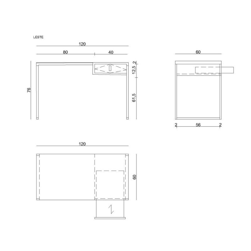 IMPRESSION/PEINTURE MURALE DOUBLE FACE GRAND -B- CM 80X3X120