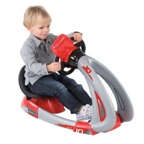 Smoby - Simulateur de conduite Pilot V8 - Rouge et noir - 370206