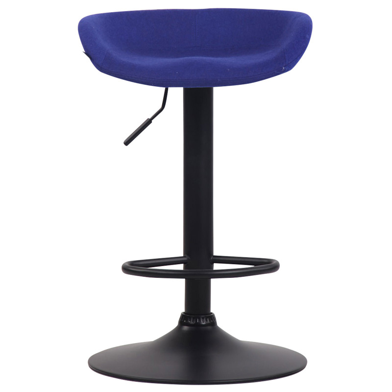 Tabouret de bar en feutre Anaheim bleu
