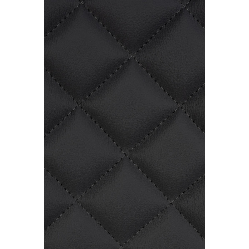 Ensemble de 2 tabourets de bar Kasson en similicuir noir