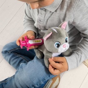 Smoby chariot vétérinaire - peluche chaton incluse - des 3 ans