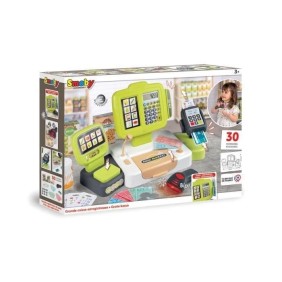 Smoby grande caisse enregistreuse - 30 accessoires inclus - des 3 ans