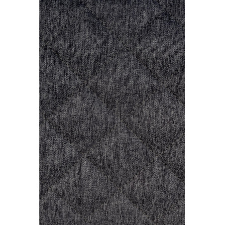 Ensemble de 2 tabourets de bar en tissu Kasson noir