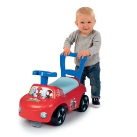 Smoby - Porteur auto Spidey - Fonction Trotteur - Coffre a jouets - Butées anti-bascule