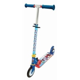 SMOBY - Spidey - Patinette 2 roues pliable - Strucure métale - Petite trottinette avec guidon réglable