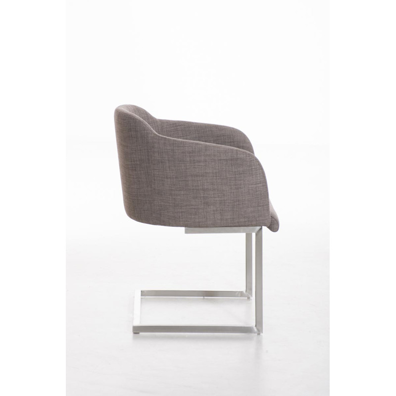 Chaise de salle à manger Magnus tissu gris