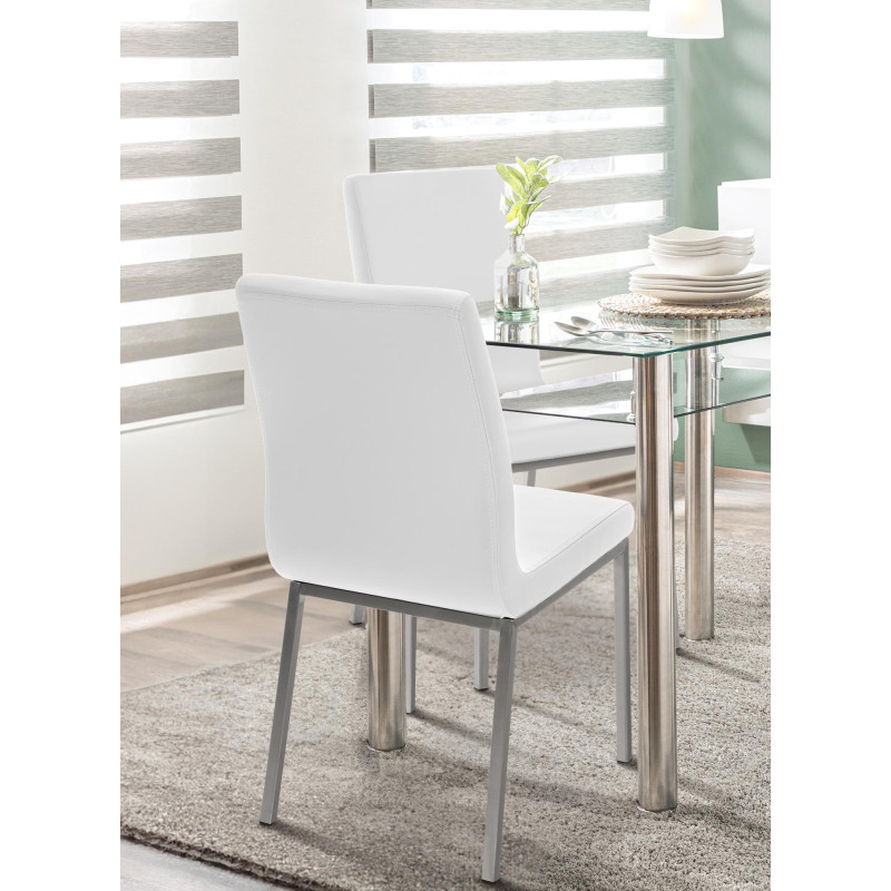 Chaise de salle à manger Colmar blanche