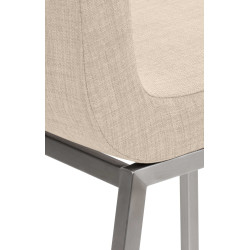 Chaise de salle à manger Colmar, tissu crème