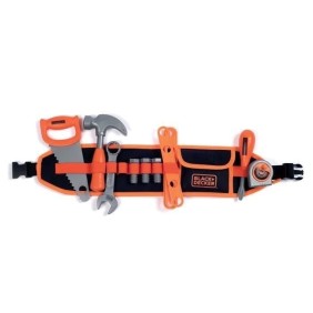 Smoby - Black+Decker - Ceinture Outils réglable - 14 accessoires