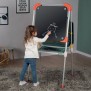 Smoby - Tableau Evolutif - Hauteur ajustable - Double face magnétique et ardoise - 80 Accessoires Inclus - Des 3 Ans