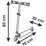 Smoby - Pat' Patrouille Patinette 2 roues - Pliable - Trottinette avec roues silencieuses