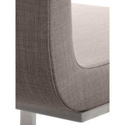 Chaise de salle à manger Belfort TISSU gris