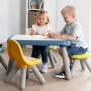 Smoby - Chaise enfant Jaune- Extérieur et Intérieur - H27cm - Fabrication française