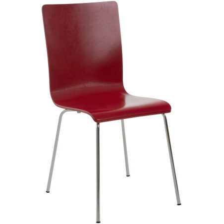 Chaise de salle à manger Pepe rouge