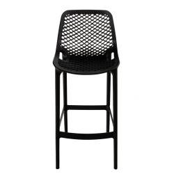 Ensemble de 2 tabourets de bar Air noir