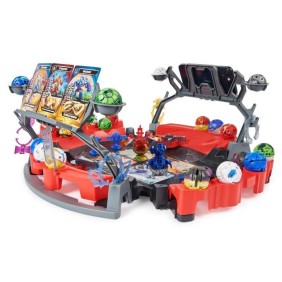 Arene de combat Bakugan - BAKUGAN - Plus de 50 cm de long - Avec Bakugan Special Attack, lanceur et cartes