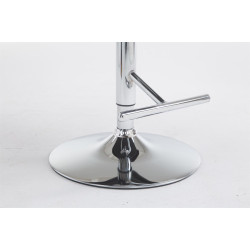 Tabouret de bar Los Angeles tissu C gris