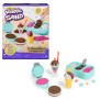 Coffret Kinetic Sand Delices Glaces - SPIN MASTER - Sable magique facile a modeler - 454g