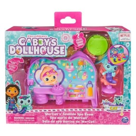 Playset Deluxe Le SPA - Gabby et la Maison Magique - 1 figurine chat et accessoires