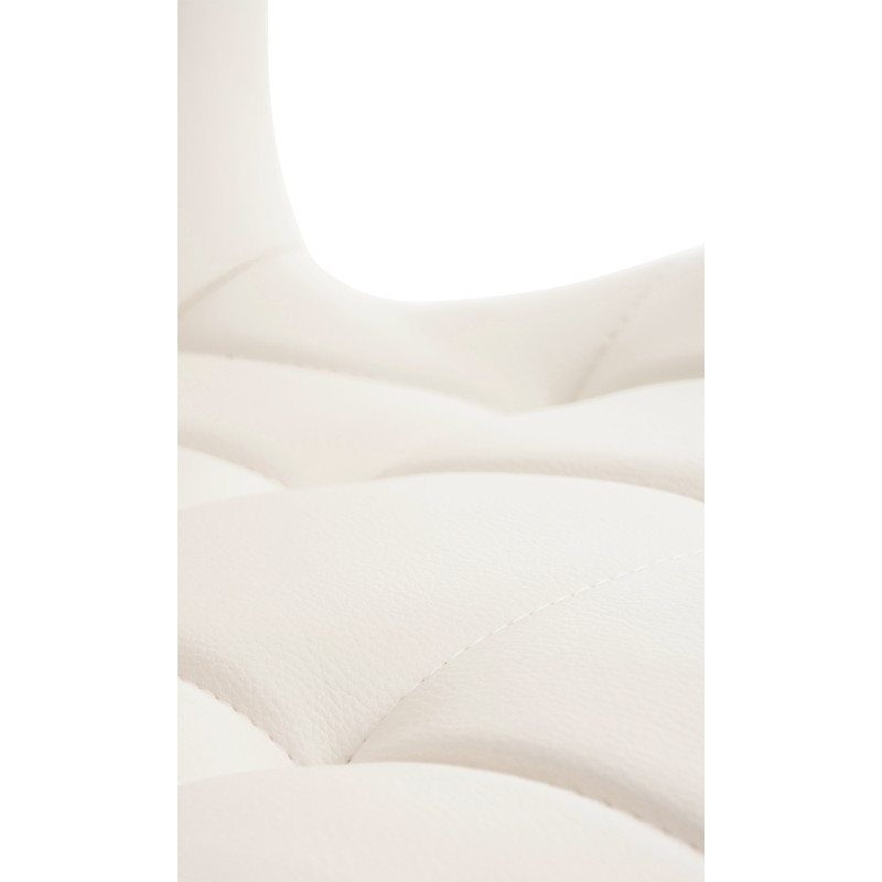 Chaise Elda en polyuréthane blanc naturel