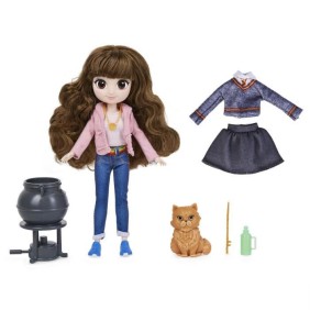 Poupée Hermione Granger 20 cm - Harry Potter - 2 tenues & 5 accessoires