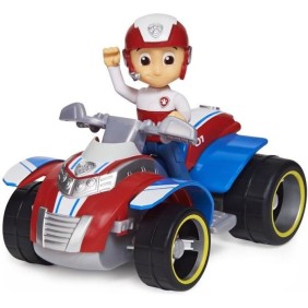 Véhicule Pat' Patrouille avec figurine Ryder - 15 cm - PAW PATROL - Rouge