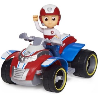 Véhicule Pat' Patrouille avec figurine Ryder - 15 cm - PAW PATROL - Rouge