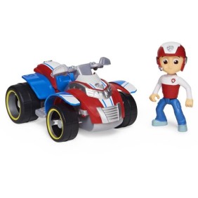 Véhicule Pat' Patrouille avec figurine Ryder - 15 cm - PAW PATROL - Rouge