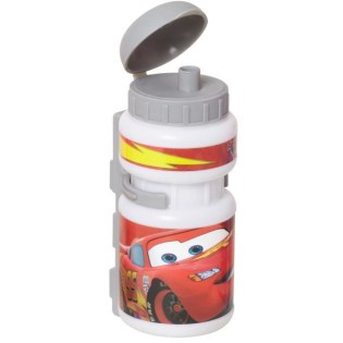 Bidon + Porte Bidon Cars - STAMP - Pour Enfant - Contenance 350ml - Capuchon refermable