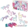 Kit loisirs créatifs - SYCOMORE - 5 tableaux mosaiques licornes - Rose - Enfant - Fille - 5 ans et plus