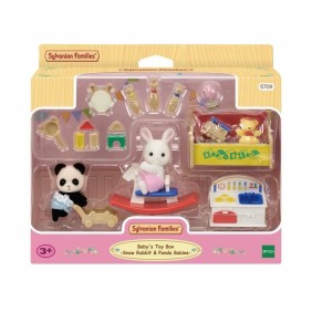 Figurines miniatures - SYLVANIAN FAMILIES - Le coffre a jouets des bébés