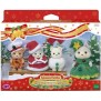 Poupée - SYLVANIAN FAMILIES - Le coffret de Noël - 4 figurines articulées